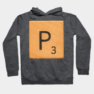 Scrabble Tile 'P' Hoodie